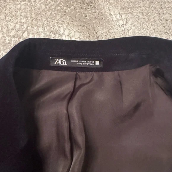 Zara Midnight Blue Blazer - Picture 3 of 6